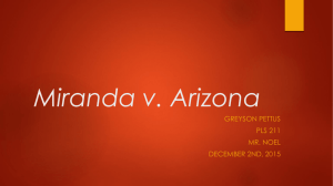 Miranda v. Arizona