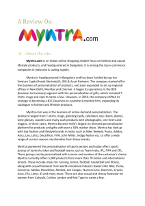 A Review On Myntra.com