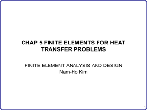 Finite Elements for Heat Transfer Problems