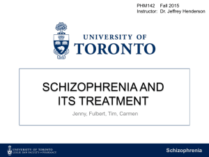 Schizophrenia treatments