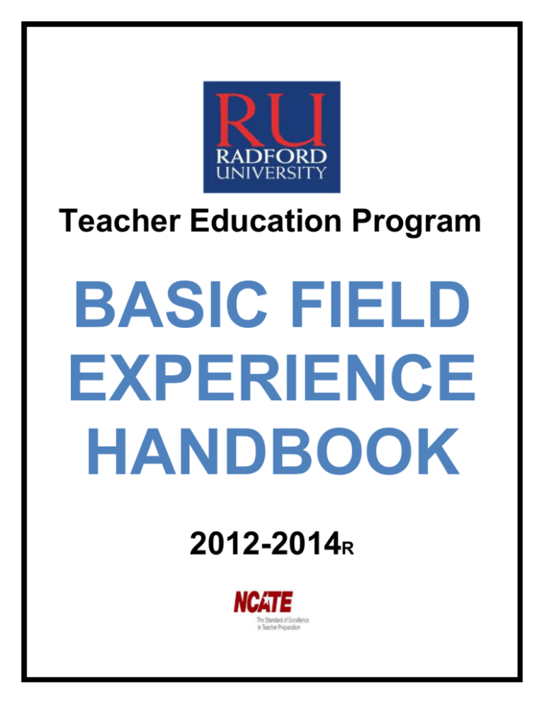 2014-2015-basic-field-experience-handbook