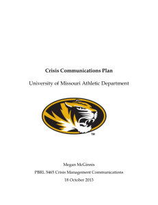 University of Missouri Athletic Department