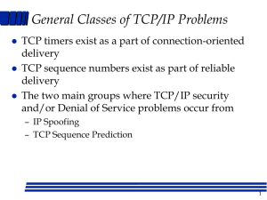 TCP Interactive data and UDP
