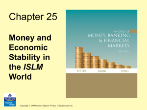 Money and Economic Stability in the ISLM World