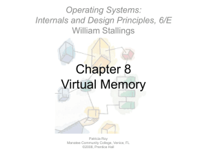 Chapter 8 Virtual Memory