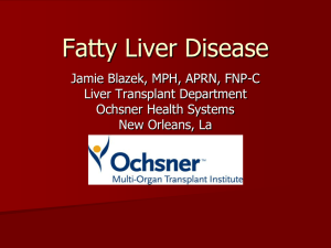 Fatty Liver Disease - Vanderbilt University Medical Center