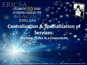 Multiple States in a Consortium - Eastern Regional Interstate Child