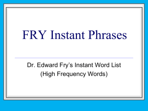 FRY Instant Phrases - kmott