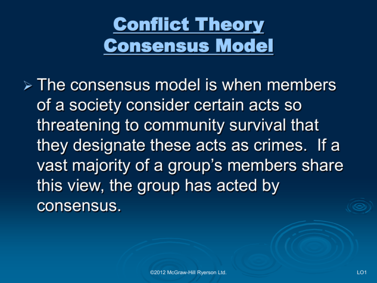 conflict theorists view the criminal justice system as
