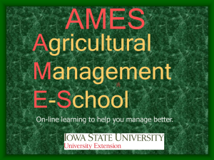 AMES - Agricultural Management E