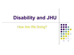 6-Disability at JHU - Johns Hopkins University