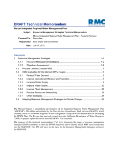 DRAFT Resource Management Strategies TM