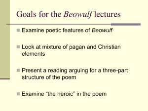 Beowulf Lecture 1