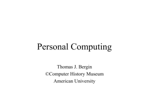 - American University Computing History Museum