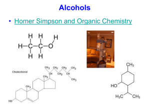 alcohols aldehydes ketones - Mr. Berger's Science Class