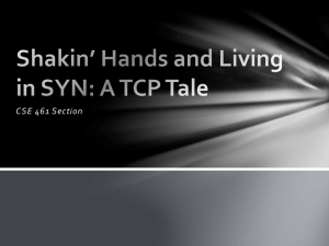 Shakin' Hands and Living in SYN