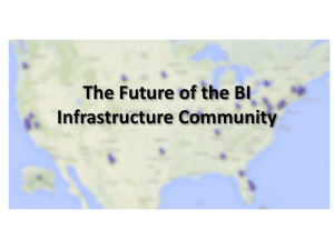 The Future of the BI Infrastructure Community