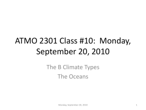 ATMO 2301 Class #9: Friday, September 18, 2009