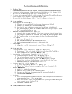 06. Understanding God, The Trinity.