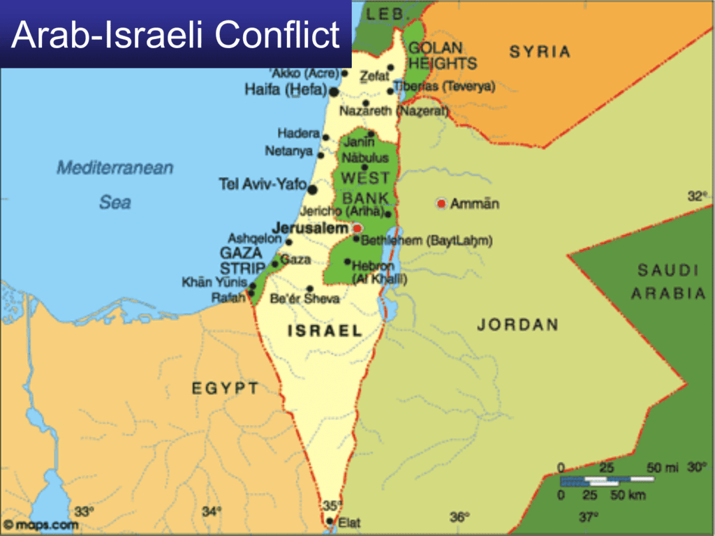 Israel Conflict Map