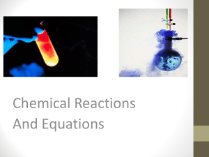 Chemical reaction