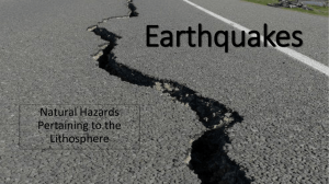 Earthquakes