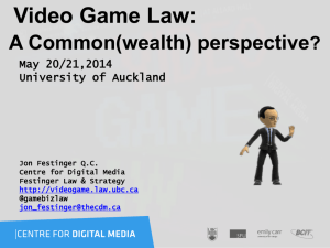 GAME - Video Game Law