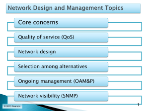 Network Design and Management Topics