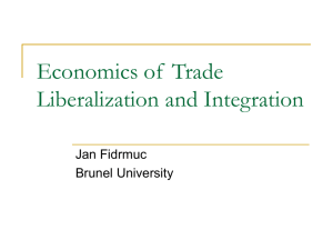 Preferential trade liberalization and EU trade policy