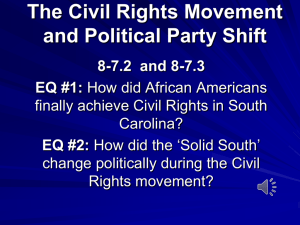 Civil Rights Movement 1955