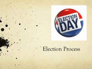 Election Process and Political Parties