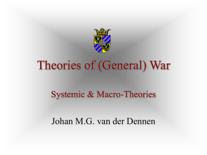 Theories of (General) War