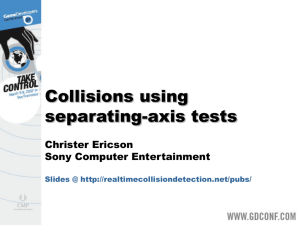 slides ppt - Real-Time Collision Detection