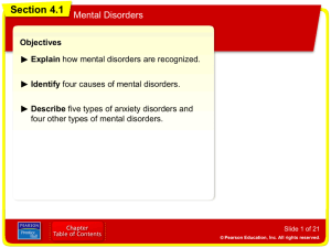 What are Mental Disorders?