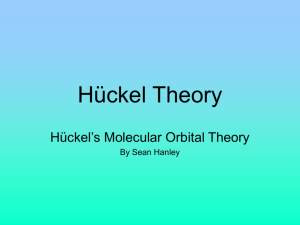 Hückel Theory - University of San Diego Home Pages