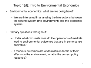 Economics 313: Intermediate Micro II