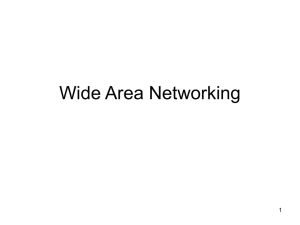Wide Area Networks