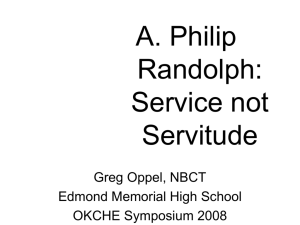A. Philip Randolph - OKCouncilforHistoryEducation