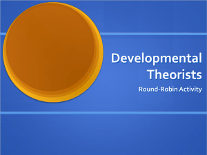 Developmental Theories - School District of Clayton