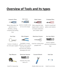 Overview of Tools and its types