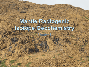 Chapter 6. Mantle Isotope Geochemistry