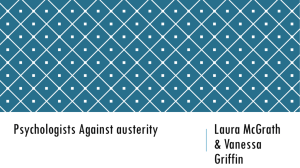 Vanessa Griffin and Laura McGrath represent Psychologists Against