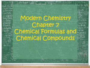 Modern Chemistry Chapter 2 Measurements and Calculations