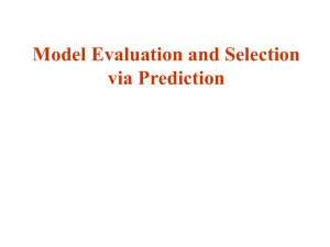 Model Evaluation and Model Selection Based on Absolute