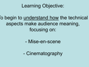 1 purpose of filmmaking and tech aspects intro