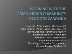 Working with the Asian Indian Community