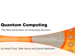 Quantum Computing