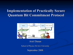 Implementing a Quantum Bit Commitment system in fiber optics