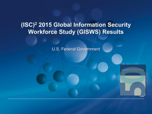 (ISC)2 2015 Global Workforce Study Results