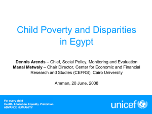 Global Study on Child Poverty and Disparities